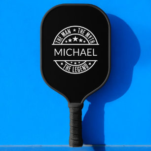 Raquette De Pickleball L'Homme Le Mythe La Légende Drôle Nom Personnalisé
