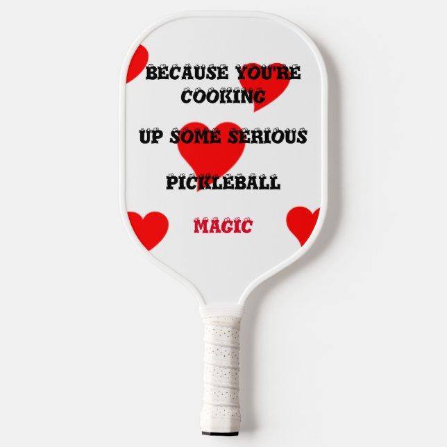 RAQUETTE DE PICKLEBALL LIGNES DE CHICKLEBALL DE PICKUP FUNNY (Verso)