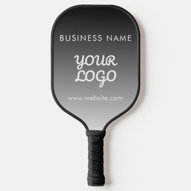 Raquette De Pickleball Logo et texte promotionnels modernes | Couleur mod (Recto)