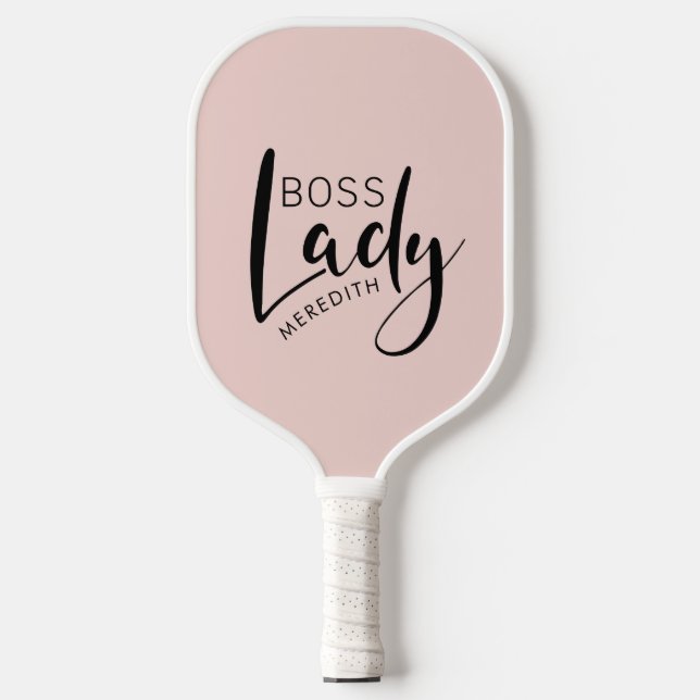 Raquette De Pickleball Logo Personnalisé Boss Lady Rose (Recto)