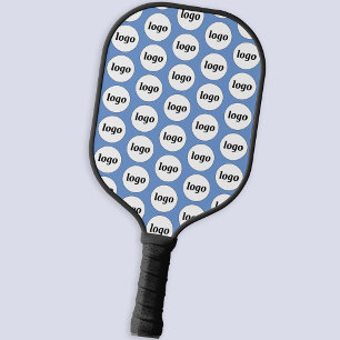 Raquette De Pickleball Logo simple Motif professionnel Sky Blue