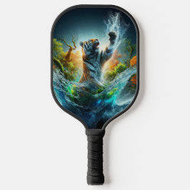 Raquette De Pickleball Majestic Tiger Rising from Water