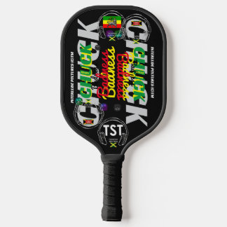 RAQUETTE DE PICKLEBALL MALICE DE CHUCK. INTERLUDE OFFICIEL EN IMAGES JMT