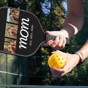 Raquette De Pickleball Maman a établi un script moderne gras noir 3 Photo