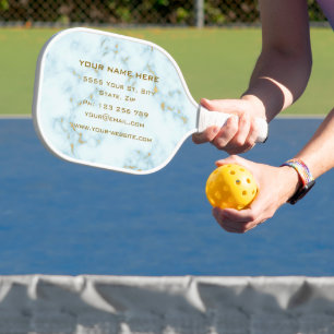 Raquette De Pickleball Marbre blanc d'or Promo Pickleball Paddle