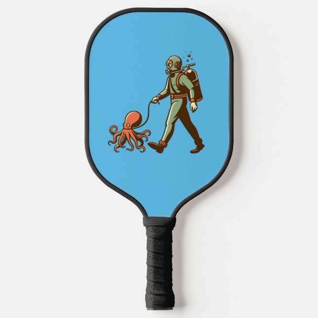 Raquette De Pickleball Marcher la pieuvre (Recto)