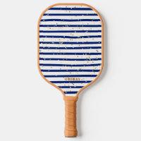 Marine Bleu et Blanc Marines Stimulés Monogramme m