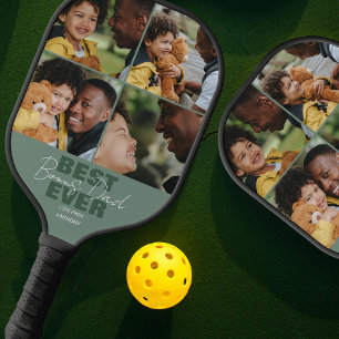 Raquette De Pickleball Meilleur Bonus Papa de Tous les Temps Collage de