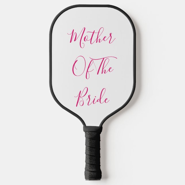 Raquette De Pickleball Mère De La Mariée Élégante Cadeau Mariage Faveur (Recto)
