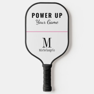Raquette De Pickleball Mettez votre jeu sous tension Élégant Monogramme