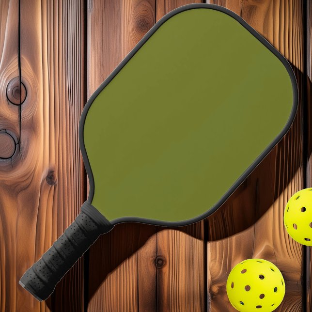 Raquette De Pickleball Mi-siècle moderne couleur vert saule foncé (Créateur téléchargé)