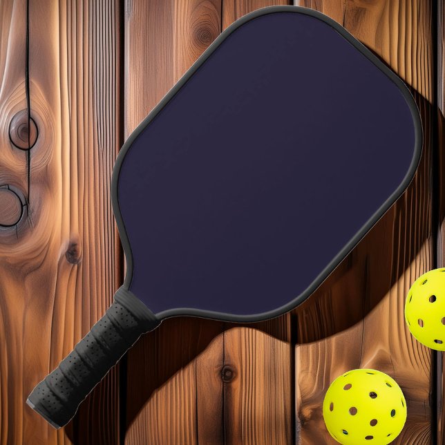 Raquette De Pickleball Mi-siècle Moderne Solide Minuit Couleur Océan (Créateur téléchargé)