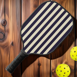 Raquette De Pickleball Mi-siècle Polo Striping Minuit Océan