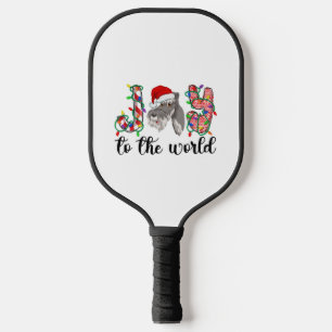 Raquette De Pickleball Miniature Schnauzer Noël Mini Schnauzer Noël