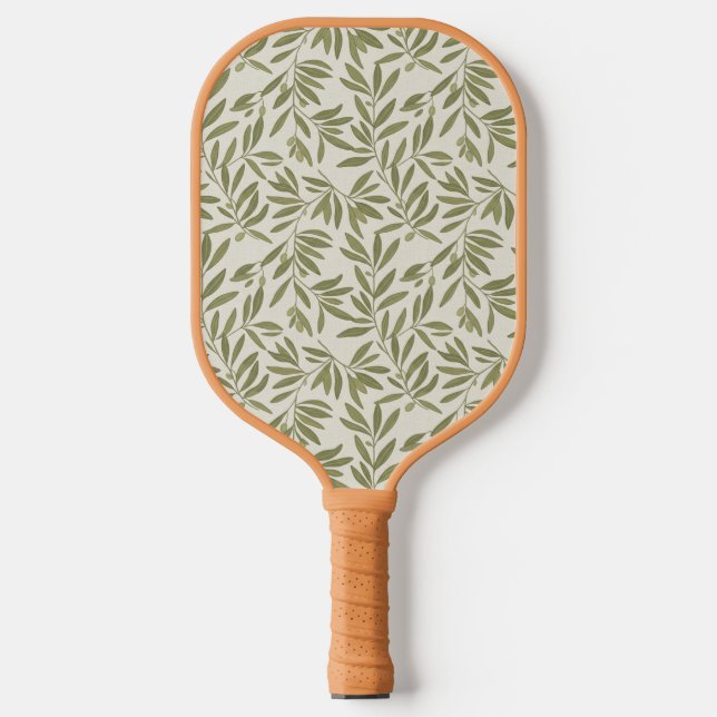 Raquette De Pickleball Minimal Olive Branch Pattern (Recto)