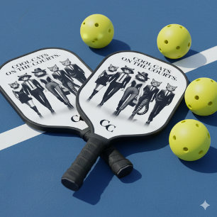 Raquette De Pickleball Modèles de piste d'Hep Cat marchant sur le trottoi