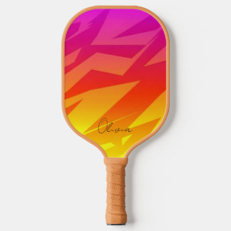 Raquette De Pickleball Modern Sporty Energetic Pop Art Aesthetic 