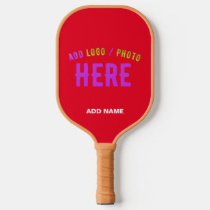 RAQUETTE DE PICKLEBALL MODERNE MODERNE PERSONNALISABLE ROUGE VÉRIFIÉ