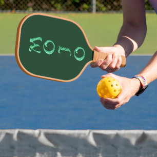Raquette De Pickleball Mojo green n tan pickleball paddle carbone