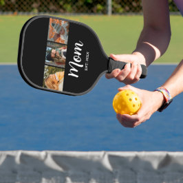 Raquette De Pickleball Mom Established Modern Script Black 3 Photo