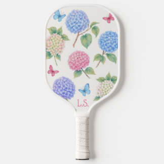 Raquette De Pickleball Monogram Hydrangea & Butterfly Pickleball Paddle