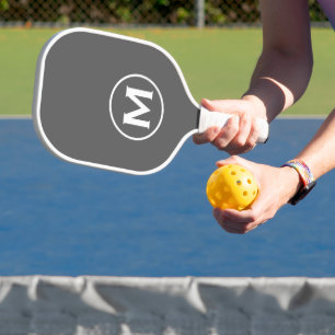 Raquette De Pickleball Monogramme classique minimal
