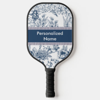 Raquette De Pickleball Monogramme personnalisé de la pagaie à selle