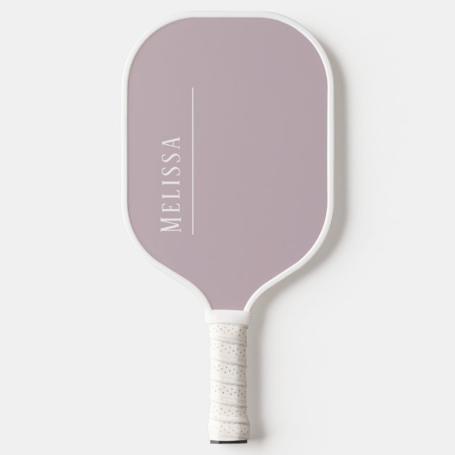 Raquette De Pickleball monogramme personnalisé, lavande moderne (Recto)