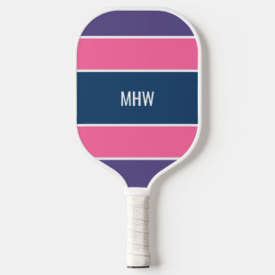Raquette De Pickleball Monogramme personnalisé Motif