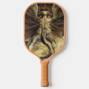 Raquette De Pickleball monogramme personnalisé Red Dragon