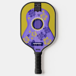 Raquette De Pickleball monogramme personnalisé Ukulele