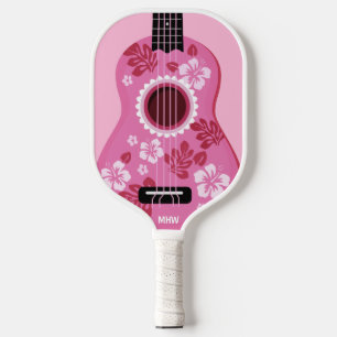 Raquette De Pickleball monogramme personnalisé Ukulele