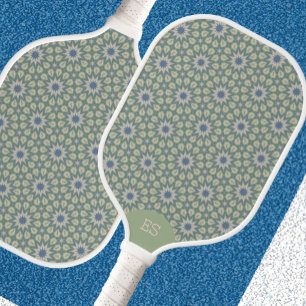 Raquette de Pickleball Monogrammée Vert Sauge 