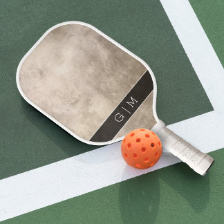 Raquette De Pickleball Monographie en béton moderne à texture simple