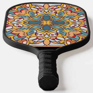 Raquette De Pickleball Mosaïque, Mandala-Motif