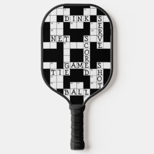 Raquette De Pickleball Mot de passe croisé PKleball Mots