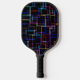 Raquette De Pickleball Motif à bandes multiples cool