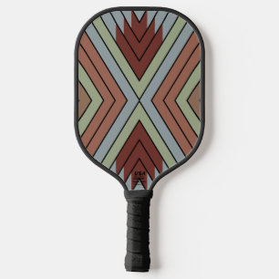 Raquette De Pickleball Motif artistique imprimé dans le style amérindien