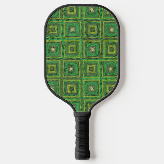 Raquette De Pickleball Motif Carré Green Granny