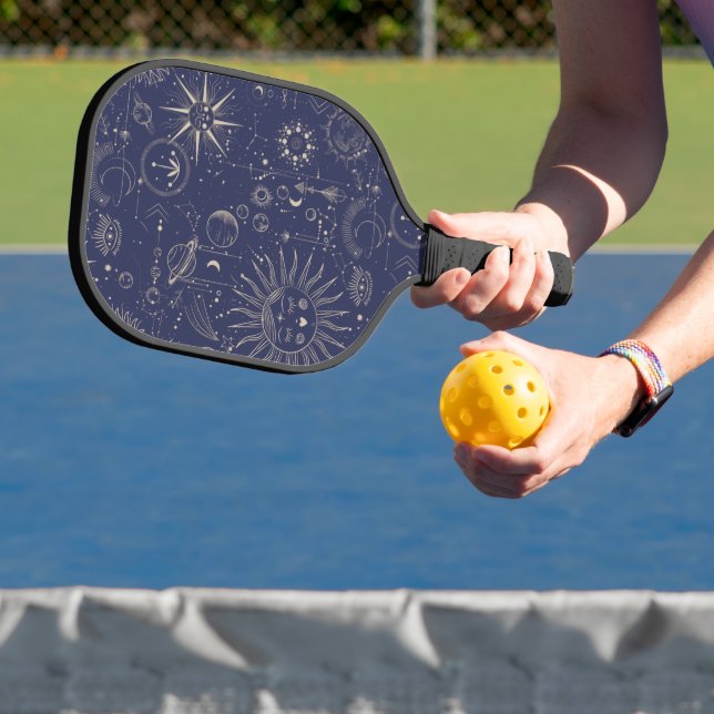 Raquette De Pickleball Motif céleste de la Marine (Insitu)