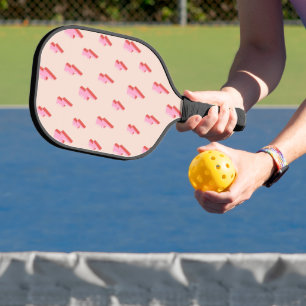 Raquette De Pickleball Motif de boulon de foudre rose