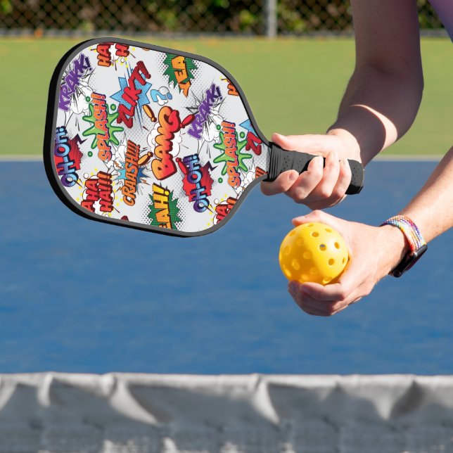 Raquette De Pickleball Motif de bulle Superhero (Insitu)