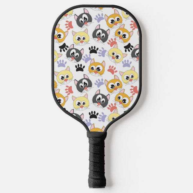 Raquette De Pickleball Motif de chats mignons (Recto)