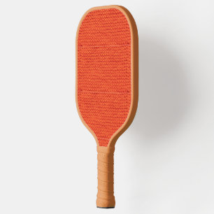Raquette De Pickleball Motif en laine orange