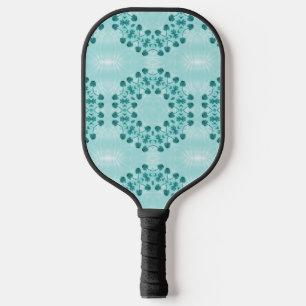 Raquette De Pickleball Motif floral, bleu Turquoise