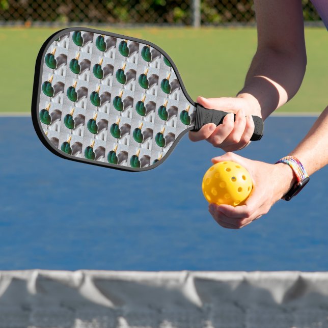 Raquette De Pickleball Motif Mallard Duck Head (Insitu)