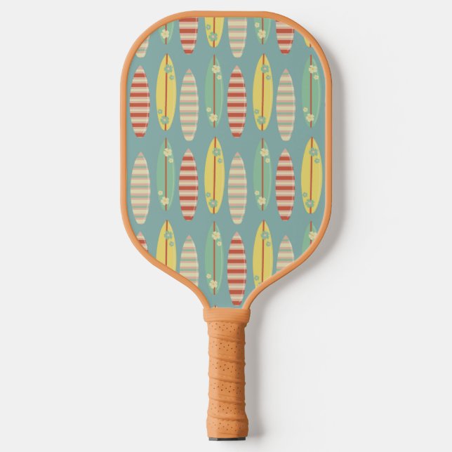 Raquette De Pickleball Motif vintage Surboard (Recto)