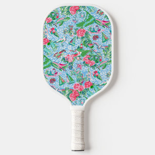 Raquette De Pickleball Nantucket Preppy Palm Beach Imprimer
