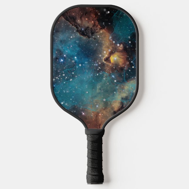 Raquette De Pickleball Nébula à nuage bleu rouillé (Recto)