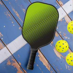 Raquette De Pickleball Neon Green Sports Noir moderne Fade dorée